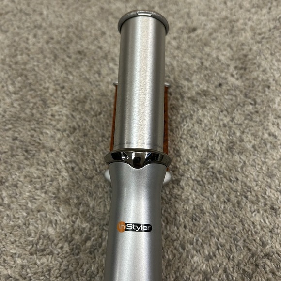 InStyler Rotating Hair Straightening Curling Hot Iron 1 1/4" IS1001 Tested Works - Picture 2 of 6